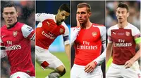 Siapa yang berpeluang menjadi kapten Arsenal berikutnya? (Bola.com/Aditya Wicaksono)