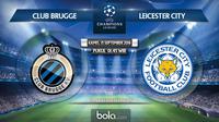 Club Brugge vs Leicester City (Bola.com/Adreanus Titus)