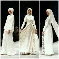 Tampil elegan saat mengenakan modest wear dengan balutan warna putih. (raya_by_sorayakarim Ikuti/instagram)