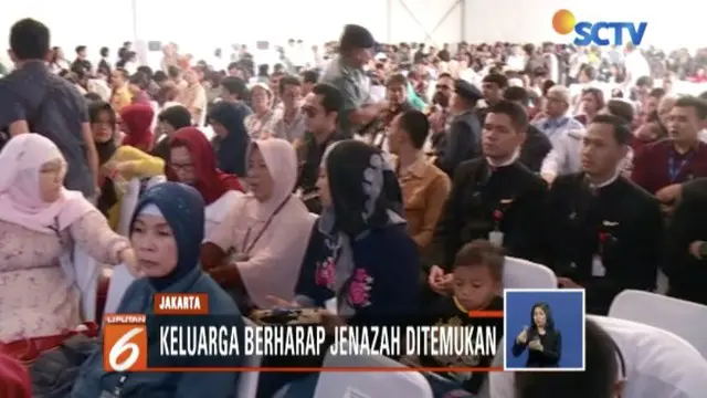 Sebanyak 600 orang keluarga korban hadir yang akan dialokasikan menjadi dua tempat, yaitu di KRI Banda Aceh dan KRI Banjarmasin.