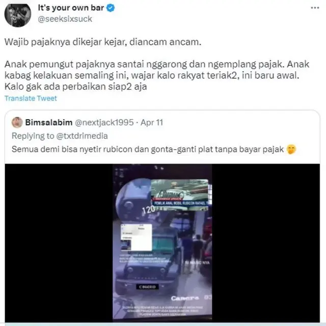 Ayah David Ozora Tanggapi Video Mario Dandy Ganti Pelat Nomor Mobil Rubicon