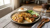 Telur Tahu Wortel Tanpa Tepung (AI Generated)