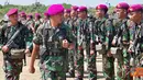 136 prajurit Korps Marinir Pasmar-1 yang tergabung dalam Satgas Pam Puter XI (Satuan Tugas Pengamanan Pulau Terluar XI) berangkat mengamankan Pulau Terluar menggantikan Satgas Puter X yang didahului upacara pelepasan di lapangan Ambalat Ujung, Surabaya. R