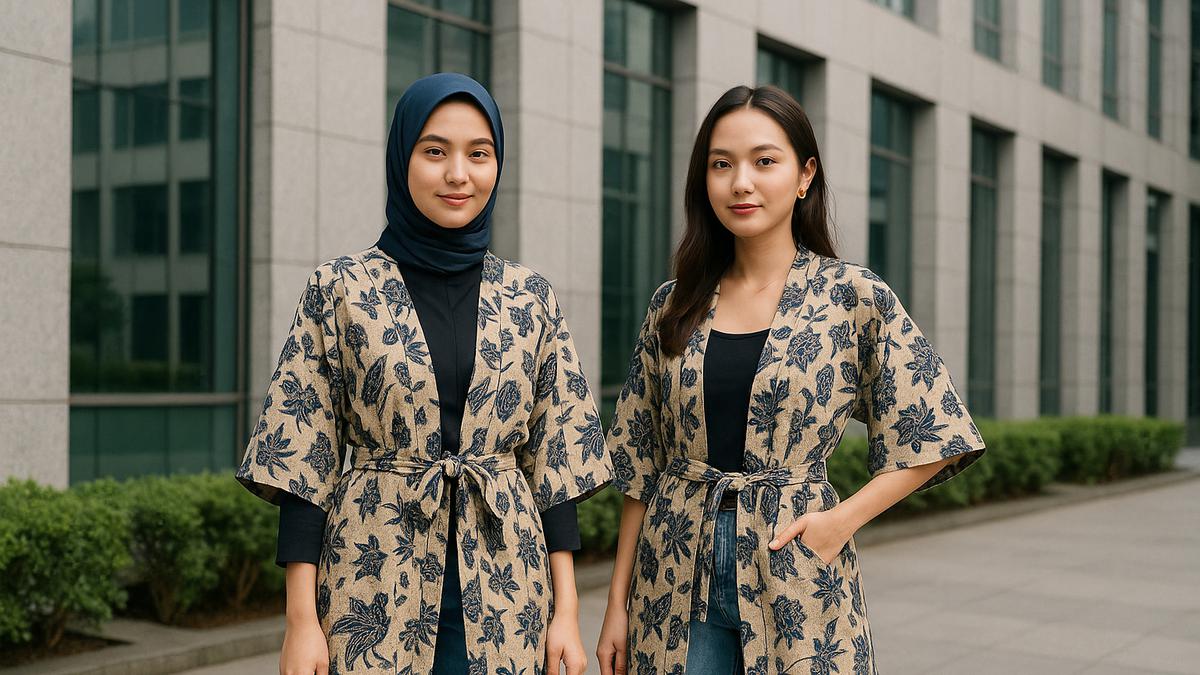 7 Model Outer Batik yang Cocok Dipakai Tahun 2025, Kombinasikan Nilai Budaya dan Tren Fashion