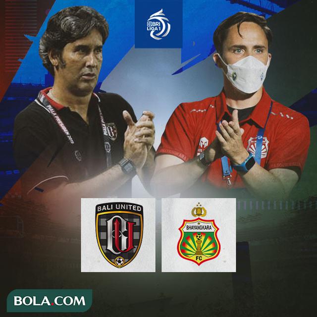BRI Liga 1 - Duel Pelatih - Bali United Vs Bhayangkara FC
