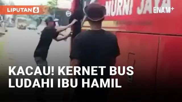 Kernet Bus Murni Jaya Ludahi Ibu Hamil di Serang