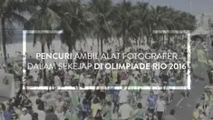 Brett Costello, fotografer NewsCorp jadi korban pencurian di kafe sekitar Ipanema, dekat dengan Pantai Copacabana, Brasil.