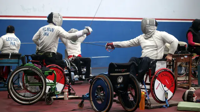 Tim anggar kursi roda Indonesia, Asian Para Games 2018