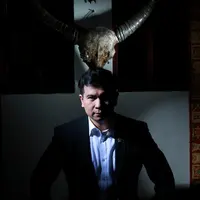 Krisna Mukti menjelaskan semua persoalan antara dirinya dengan Devi Nurmayanti. (Fathan Rangkuti/bintang.com)