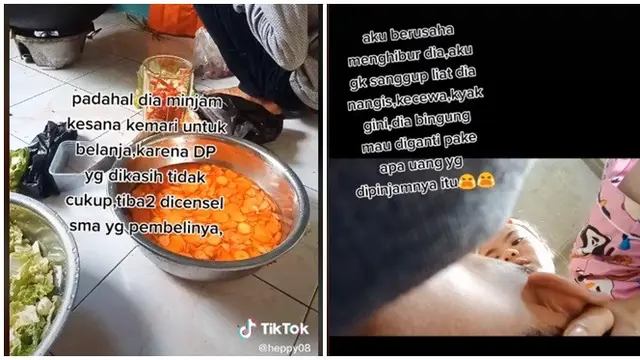 Pesanan 60 Nasi Kotak Dibatalkan Mendadak, Video Tangis Pria Ini saat Memasak Viral