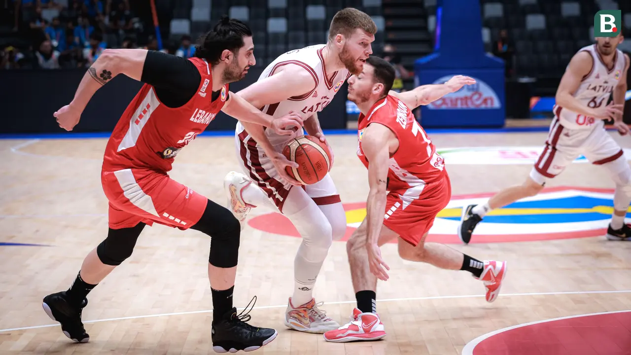 Timnas Basket Latvia vs Lebanon - Piala Dunia FIBA 2023