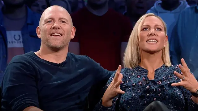 Zara dan Mike Tindall di acara Top Gear Jeremy Clarkson pada tahun 2017. (Foto: Tangkapan layar YouTube BBC America)