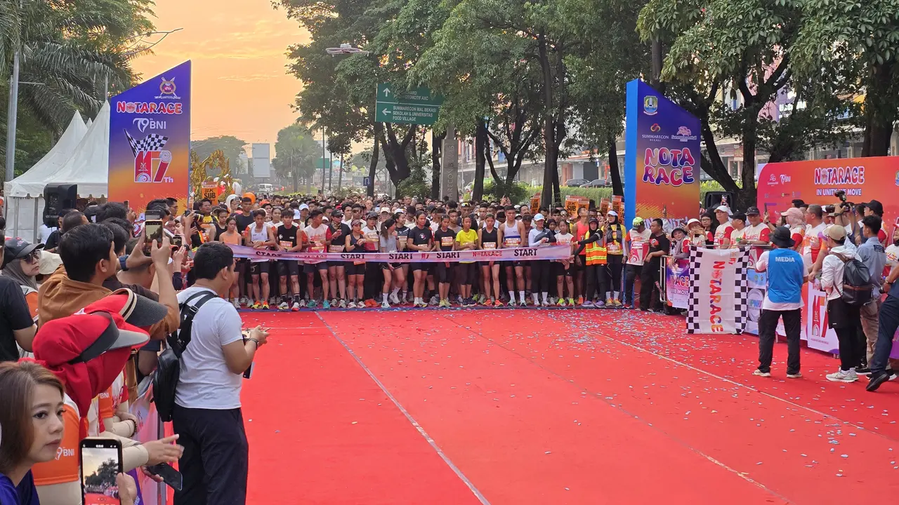 Diikuti 4200 Pelari, Notarace 2025 Pecahkan Rekor