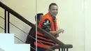 Terpidana mantan Kapus Data dan Sistem Informasi Sekjen Kemendagri, Dudy Jocom menjalani pemeriksaan di gedung KPK, Jakarta, Selasa (29/1). Dudy diperiksa terkait dugaan korupsi pembangunan Kampus IPDN di Gowa tahun anggaran 2011.(merdeka.com/Dwi Narwoko)