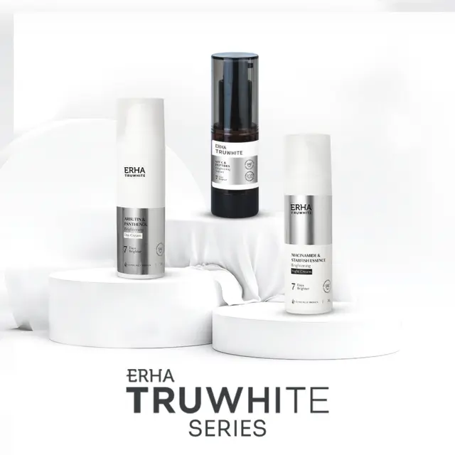 Rangkaian skincare dari ERHA Truwhite. (dok. ERHA)