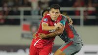 Bek tengah andalan Persis Solo, Fabiano Beltrame, saat menghadapi Madura United di BRI Liga 1 2022/2023, Selasa (23/8/2022) (Dok. Persis Solo)
