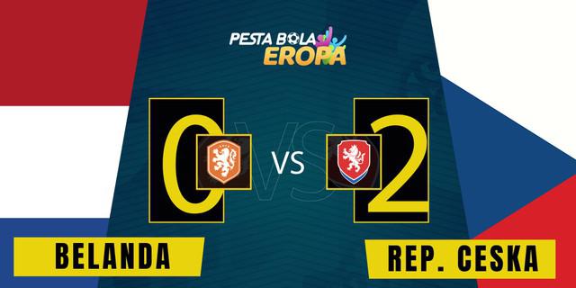 VIDEO: Republik Ceska Kalahkan Timnas Belanda 2-0 di Babak 16 Besar Euro 2020
