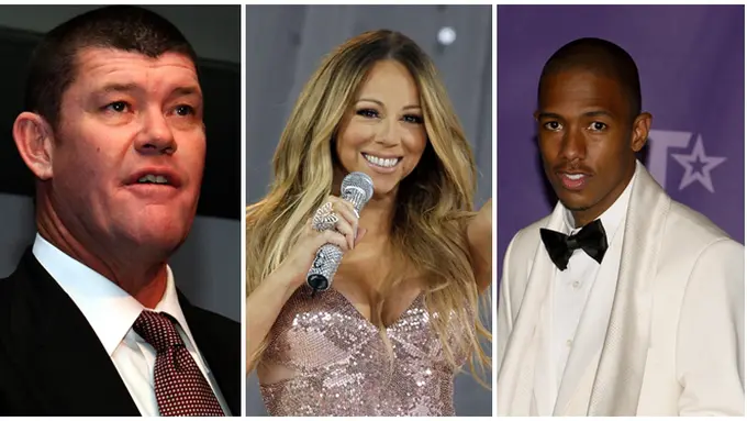 [Bintang] James Packer, Mariah Carey, dan Nick Cannon