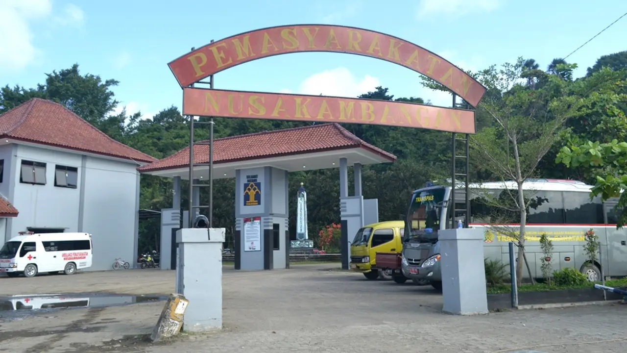 Gerbang Pulau Nusakambangan, Cilacap, Jawa Tengah dari Dermaga Sodong. (Foto: Liputan6.com/Muhamad Ridlo)