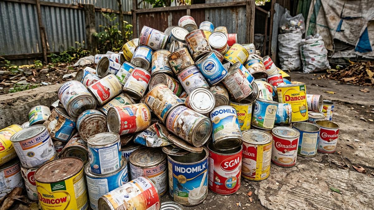 Kaleng Susu Bekas di Rumah Bisa Dimanfaatkan jadi Apa? Ini Ide Kreatifnya