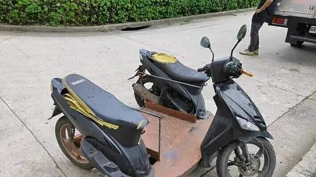 Modifikasi Nyeleneh Sepeda Motor Matic Ini BikinTepuk Jidat