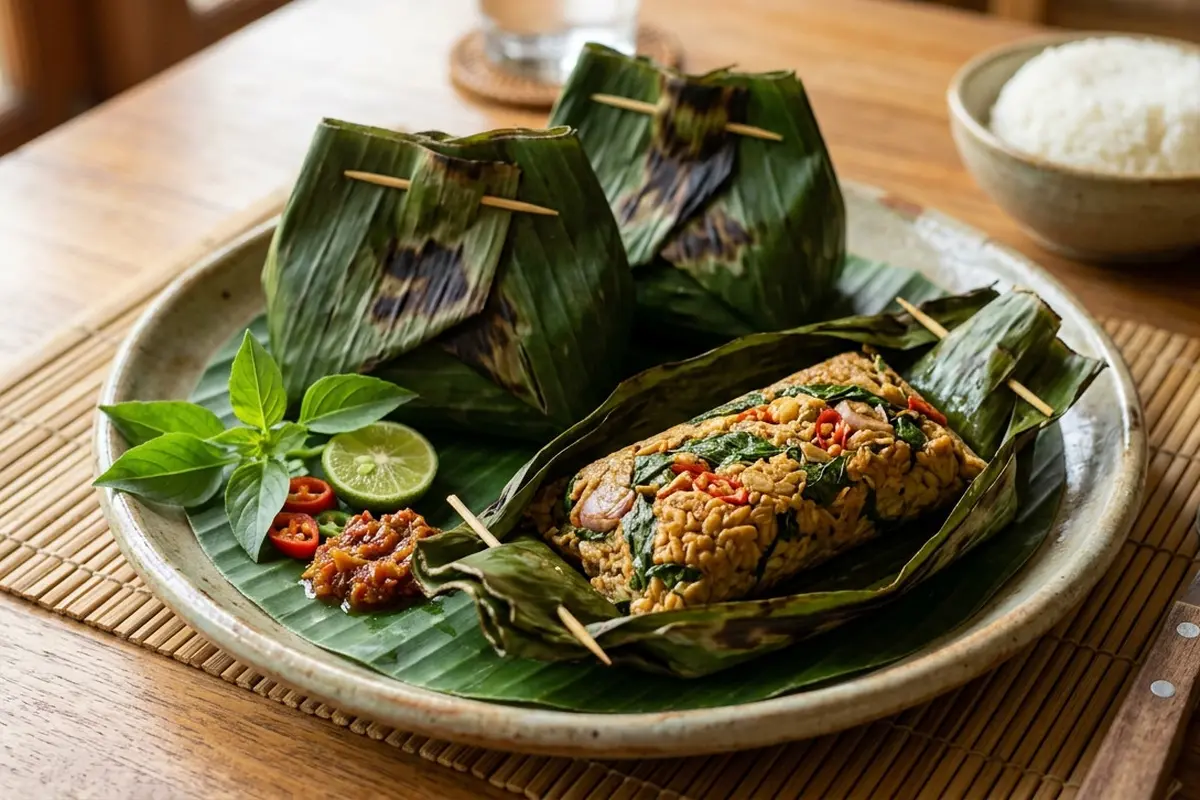 resep pepes tempe kemangi