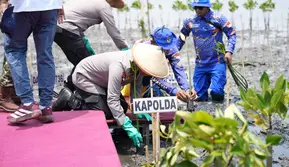 Abrasi dan Rob Ancam 400 Hektare di Batang, 1.000 Mangrove Ditanam