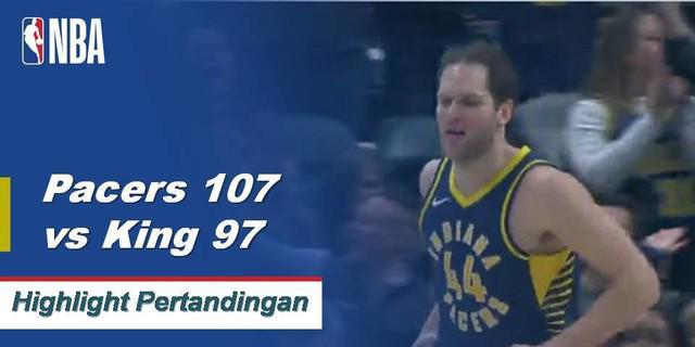 Cuplikan Pertandingan NBA : Pacers 107 vs Kings 97