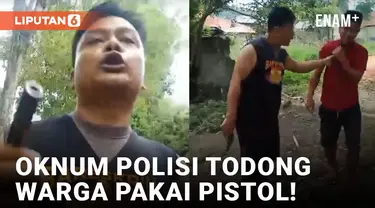 Viral! Warga di Palopo Ditodong Pistol oleh Oknum Polisi