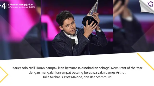 [Bintang] 5 Momen Mengejutkan di American Music Awards 2017