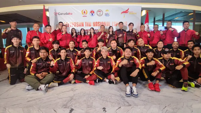 <p>PBESI Lepas Timnas Esports Indonesia ke SEA Games 2023 Kamboja. (Doc: PB ESI)</p>