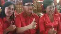Politikus Ruhut Sitompul di Kongres V PDIP, Bali, Kamis (8/8/2019). (Liputan6.com/ Putu Merta Surya Putra)