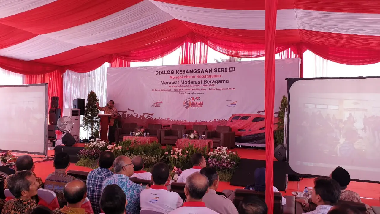 Ketua Gerakan Suluh Kebangsaan Mahfud Md. (Liputan6.com/Nanda Perdana)