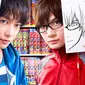 Foto-foto baru film adaptasi manga Bakuman memperlihatkan tegang Takeru Satoh dan Ryunosuke Kamiki.