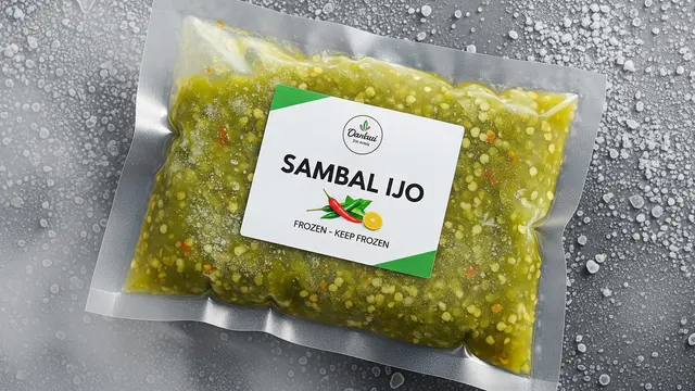 Cara Menyimpan Sambal Ijo Khas Padang Agar Awet/Gemini AI