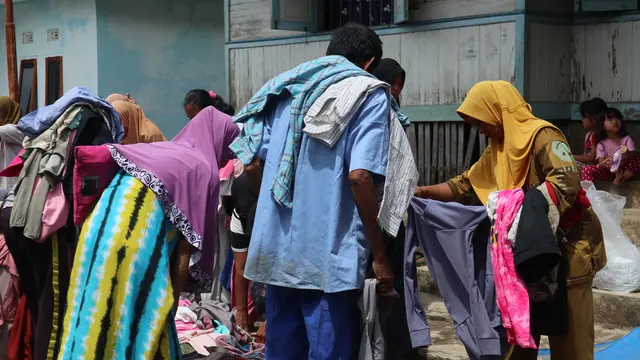 Banjir bandang melanda Nagari Sungai Batang. (Liputan6.com/Novia Harlina)