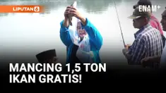 1,5 Ton Ikan Dilepas, Warga Bogor Langsung Rebutan di Empang!