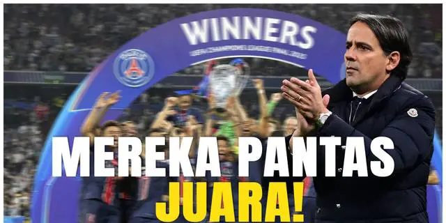 VIDEO: Simone Inzaghi Akui PSG Layak Juara Liga Champions