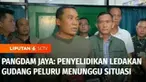 Pangdam Jaya mengatakan penyelidikan ledakan gudang peluru masih menunggu situasi aman, sebab kondisi gudang peluru yang terbakar masih dinilai berbahaya. Gudang peluru yang terbakar berisi sejumlah amunisi kadaluarsa.