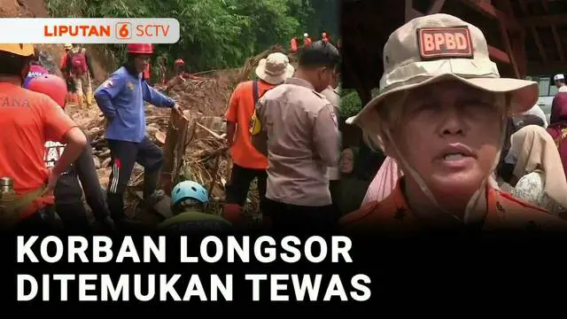 Setelah 6 hari pencarian, tim SAR gabungan akhirnya menemukan jasad Rafiq, korban longsor tebing di Subang, Jawa Barat. Korban ditemukan tak jauh dari titik longsoran utama, tertimbun tebalnya tanah dan batu-batu besar.