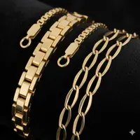Gelang Emas Box Chain vs Rantai Klasik (Created by AI)