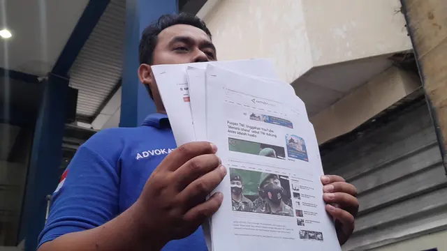 Akun channel youtube Menara Istana dipolisikan buntut unggahan video berisi hoaks yang mencatut Panglima TNI Laksamana Yudo Margono. (Liputan6.com/Ady Anugrahadi)