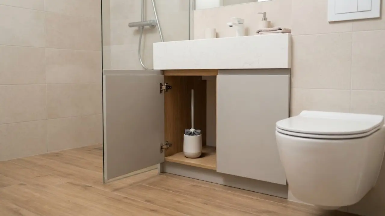 Tempat Menaruh Sikat WC agar Tidak Menjadi Sarang Kuman