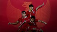Timnas Indonesia U-20 - Dony Tri, Zanadin Fariz, Arkhan Fikri (Bola.com/Erisa Febri/Adreanus Titus)
