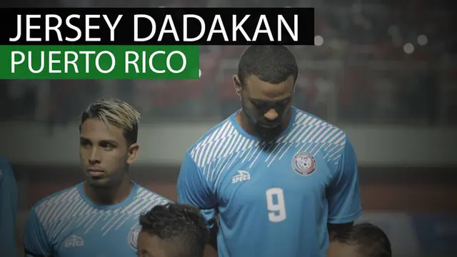 Berita video bentuk jersey dadakan tim Puerto Rico saat menghadapi Timnas Indonesia di Stadion Maguwoharjo, Sleman, Selasa (13/6/2017).