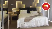 Contoh kamar tidur yang dibangun dengan mengaplikasikan drywall.