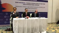 Seminar Internasional Bank Indonesia dan Bank Sentral New York di Bali
