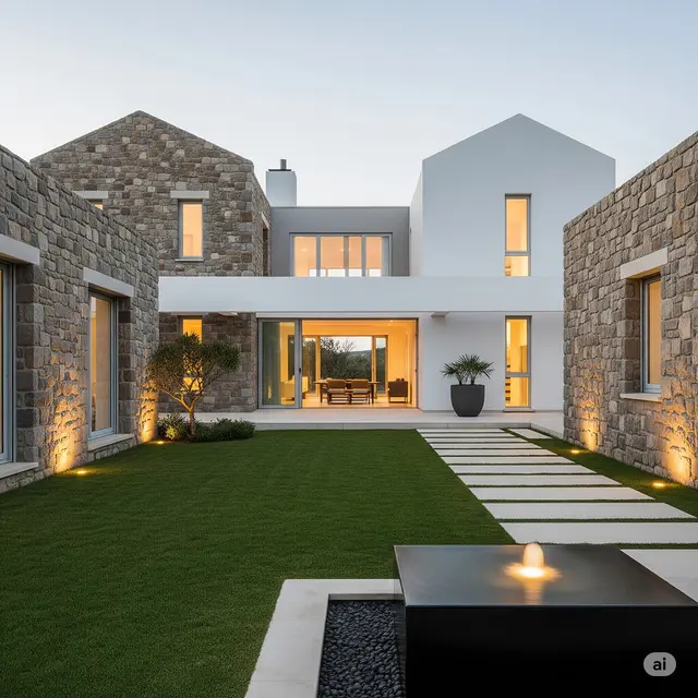 Model Rumah Elit Sederhana 2025. Foto: Gemini