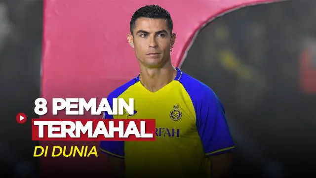 Berita Motion Grafis, Daftar pemain dengan bayaran tertinggi di Dunia. Cristiano Ronaldo diurutan teratas, kalahkan Mbappe dan Messi.