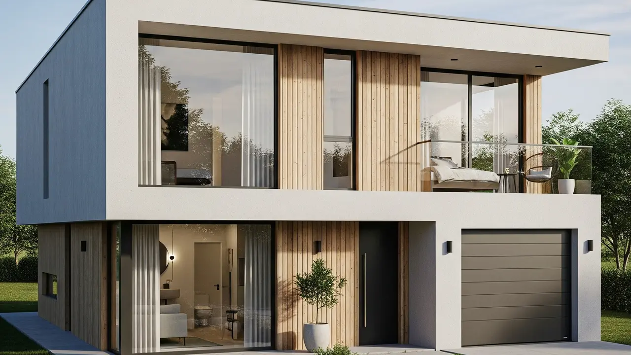 Desain Rumah Minimalis Modern 6x10 3 Kamar Ada Garasi